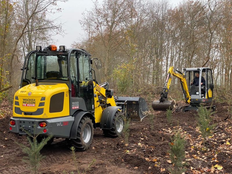 Aanleg nieuw stuk route aan de A32
