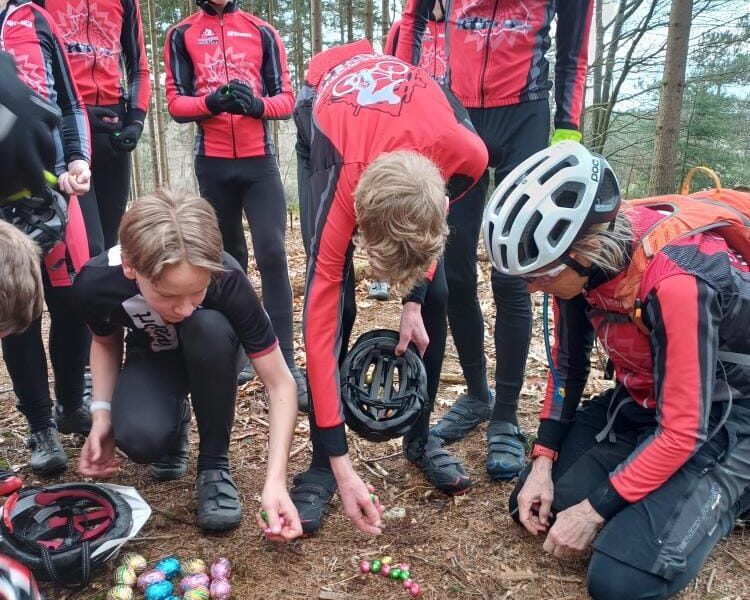 Paastraining bij MTB Havelte: paaseieren zoeken en techniekoefeningen