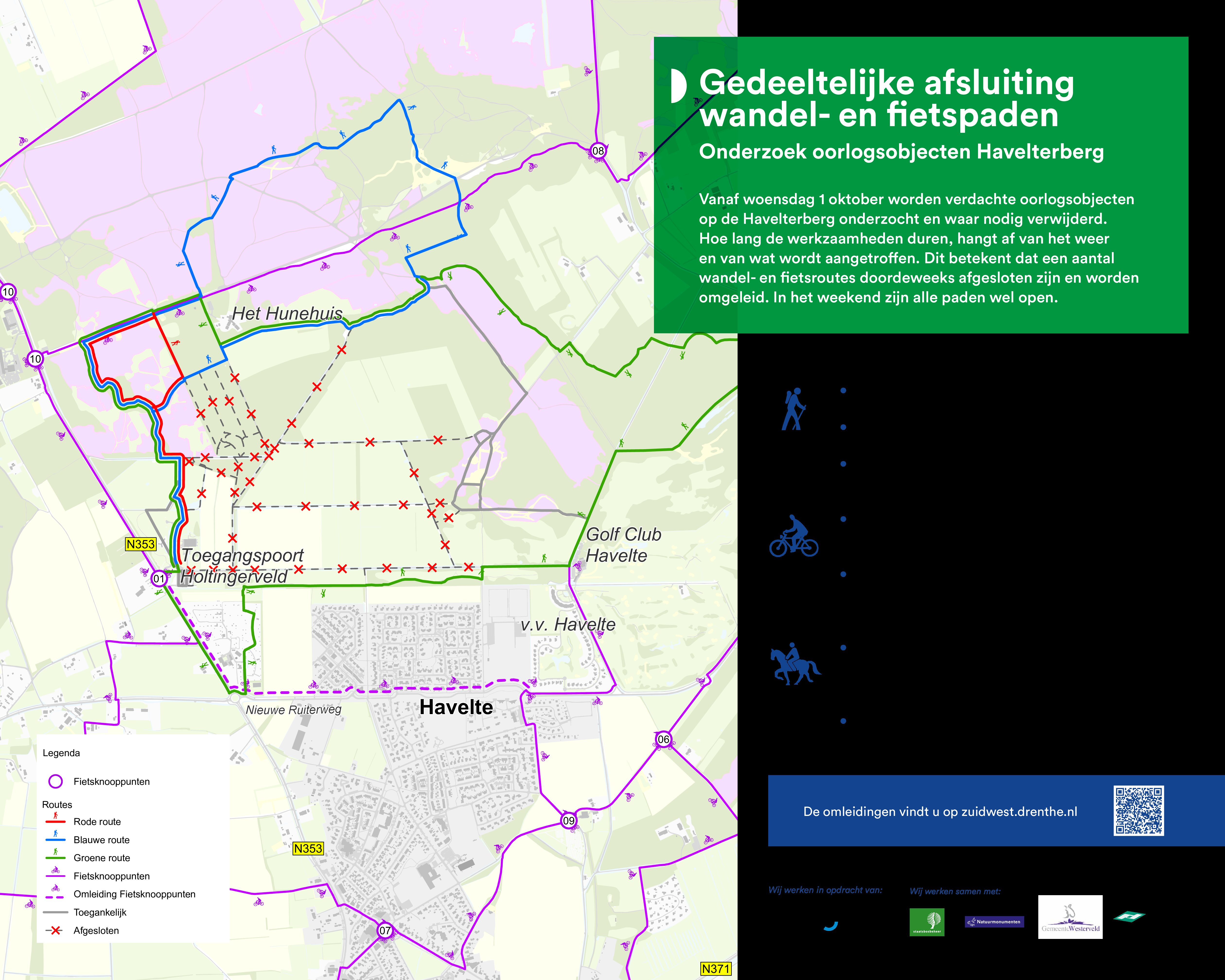 Let op: MTB-routes doordeweeks gesloten vanaf 1 oktober